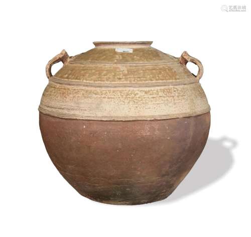 Large Chinese Ceramic Jar, Six Dynasties Period