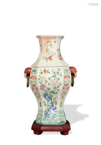Chinese Famille Rose Vase, Early 19th Century