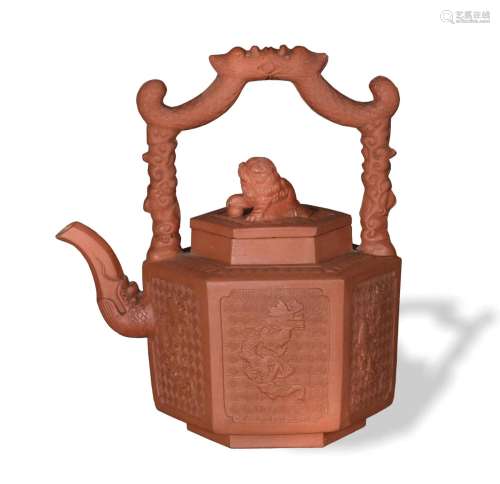 Chinese Zisha Teapot, 18/19th Century