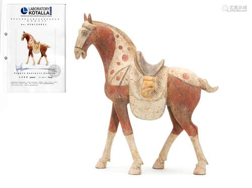 Pottery Walking Horse, Tang Dynasty