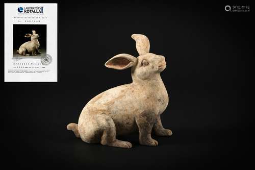 Pottery Rabbit, Han Dynasty