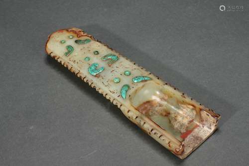 Jade Inlaid Tophus Decoration