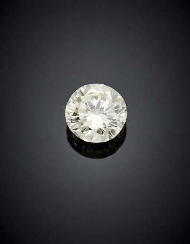 Round brilliant cut ct. 1.126 diamond. Appended brief RAG (T...