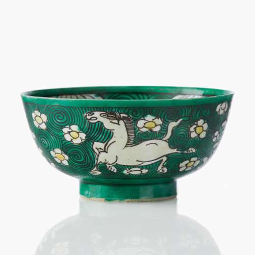 A Chinese Famille Verte Bowl