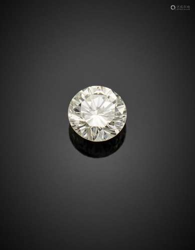 Round brilliant cut ct. 1.53 diamond. Appended diamond repor...