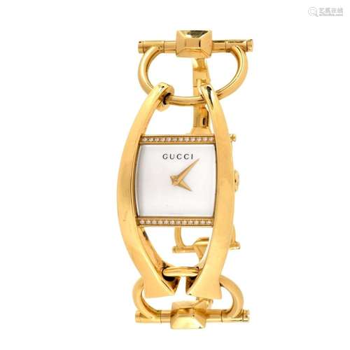 Gucci 18K Bracelet Watch