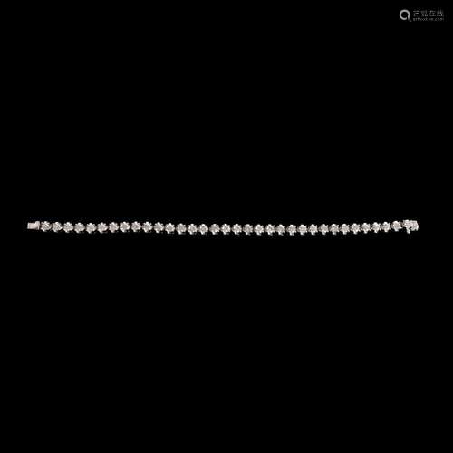 Diamond and 18K Bracelet