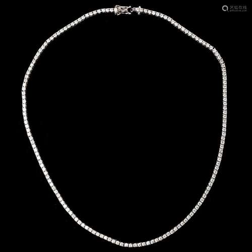 Diamond and 18K Necklace