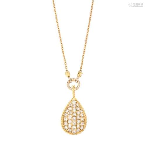 Diamond and 14K Necklace