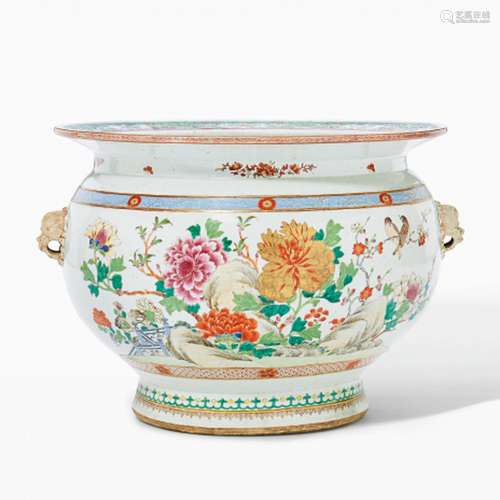 A Fine and Imposing Chinese Famille Rose Fish Bowl