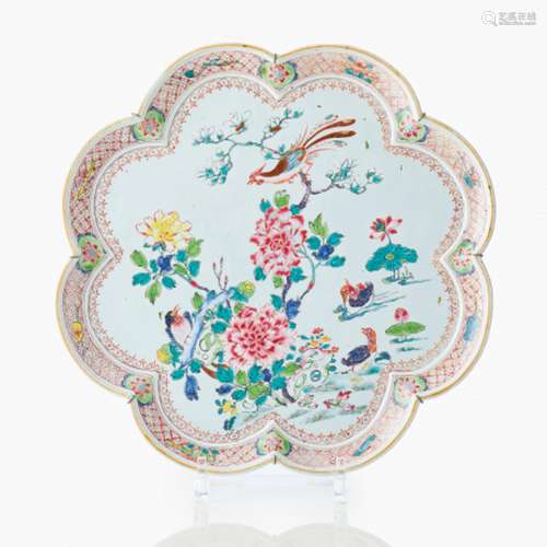 A Chinese Famille Rose Dish