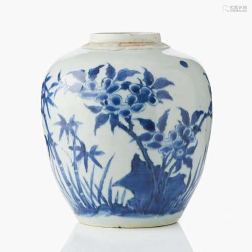 A Chinese Blue and White Jar