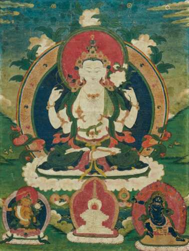 A Tibeto-Chinese/Mongolian Thangka