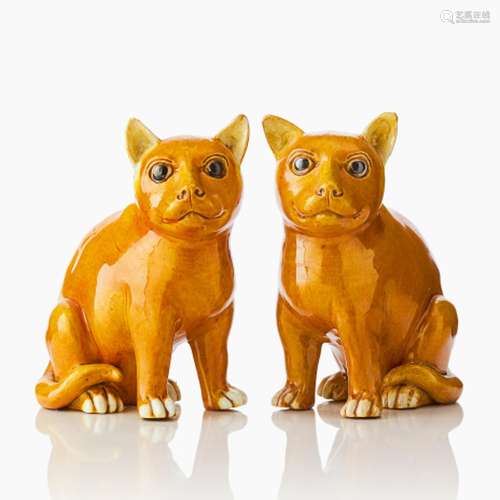 A Chinese Pair of Cats