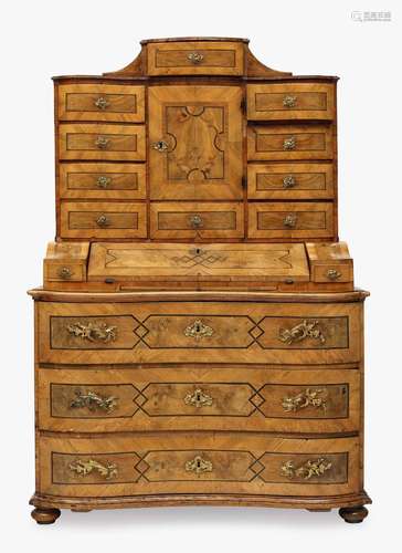 A bureau cabinet - South German, 18th century