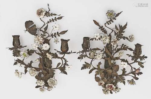 A pair of wall appliques - North Italy (Piedmont), 18th/19th...