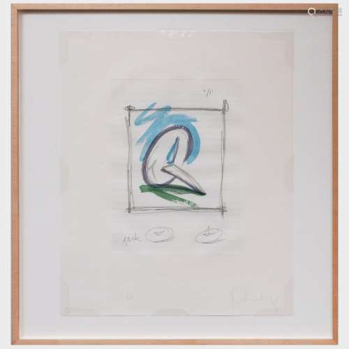 Claes Oldenburg (b. 1929): Sketch for a Sculpture in the For...