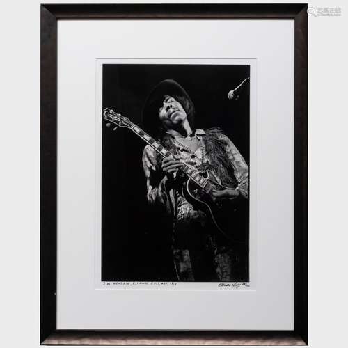 Elliot Landy (b. 1942): Jimi Hendrix, Filmore East, NYC