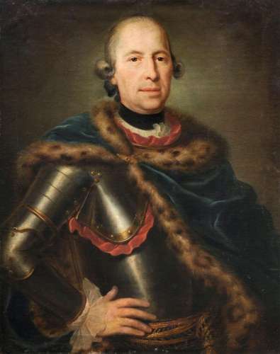Johann Christian Bäßler (zugeschr.), Brustbild des Johann Fr...