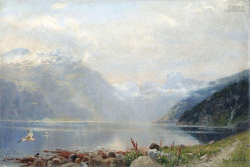 Hans Andreas Dahl, Der einsame Fjord (Sogneford, Westnorwege...