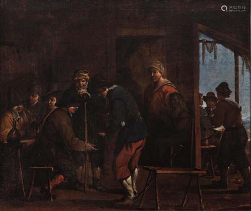 Dutch School (?), 17th century - Tavern scene
