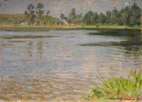 Max Pietschmann "Am Lübbe-See". 1921.