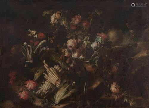 Milanese School, 2nd half of the 17th century - Still life w...