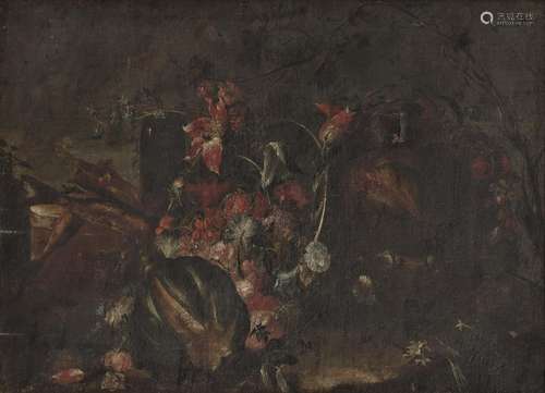 Milanese School, 2nd half of the 17th century - Still life w...