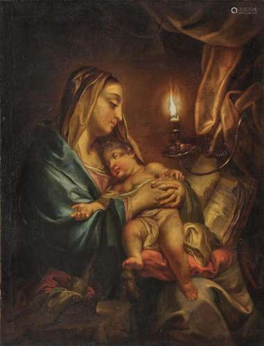 Italian School (Rome), 18th century - Mary with the child