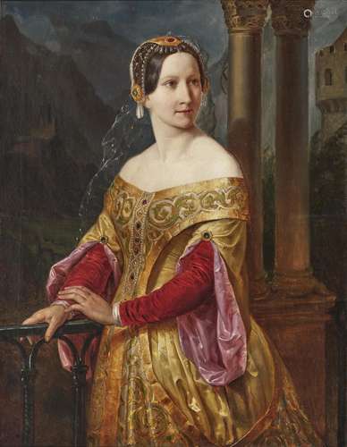 Munich School, (probably), Circa 1830 - Portrait of Charlott...