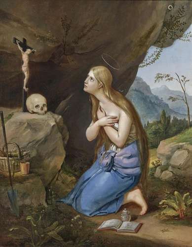 Adam Brenner (1800 Vienna - 1891 ibid.) - Penitent Magdalene