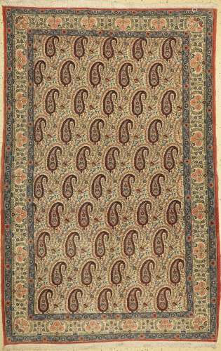 Ghom old, Persia, around 1930, wool on cotton,approx. 210