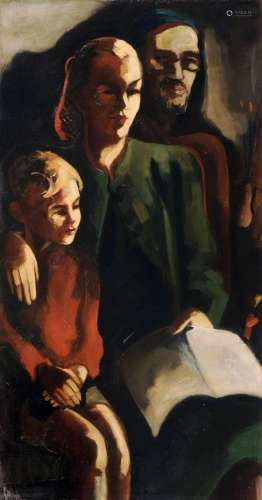 Horst Strempel "Familienbildnis". 1948.