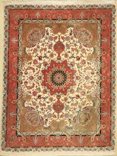 Tabriz fine (60Raj), Persia, approx. 40 years,wool with