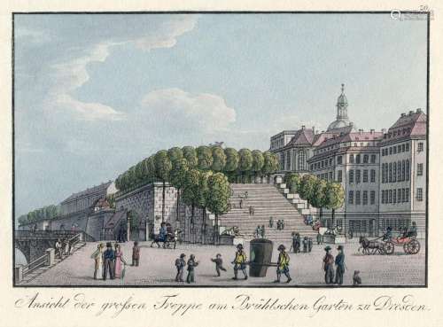 Johann Carl August Richter "Ansicht der grossen Treppe ...