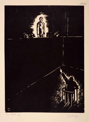 Frans Masereel "Ecce homo". 1927.