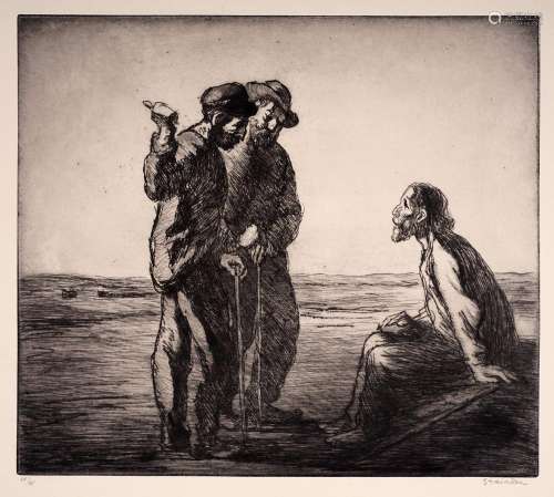 Théophile Alexandre Steinlen "Les trois compagnons"...