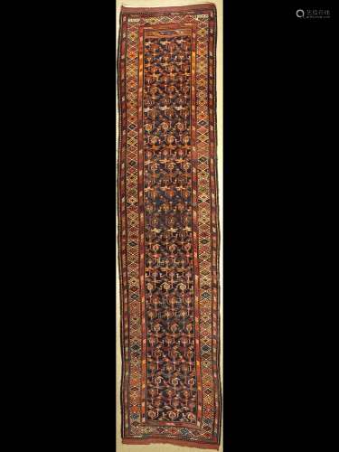Kurdish village carpet, Persia, dated 1334 (1914), wool