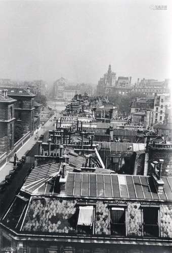 Albert Hennig "Über den Dächern von Paris". 1932.