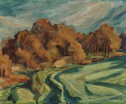 C. or G. Koch, circa 1923 - Autumn landscape