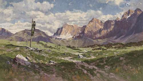 Hans Maurus (1901 Munich - 1942) - At the Wild Kaiser Mounta...