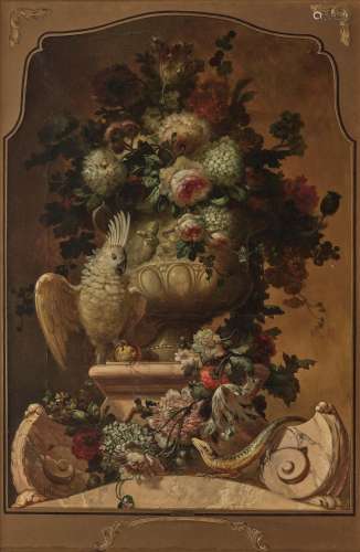 Willem Adrianus Fabri (1853 Rotterdam - 1925 ibid.) - Floral...