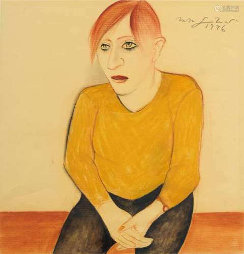 Herta Günther "Portrait of a lady". 1996.