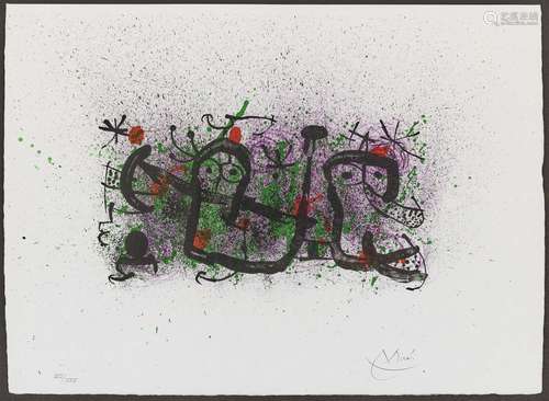 Joan Miro (1893 Barcelona - 1983 Palma) - Ma de Proverbis. 1...