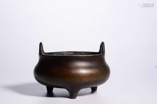 Chinese Bronze Censer,Mark