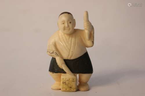 Japanese Bone Carved Netsuke