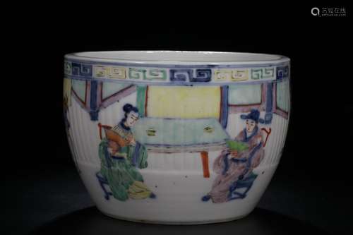 Chinese Doucai Porcelain Washer,Mark