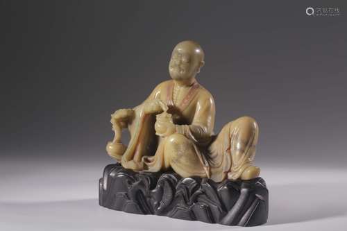 Chinese Soapstone Carved Buddha