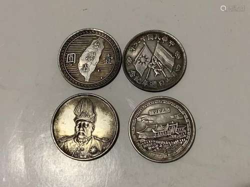 Four Chinese Coins