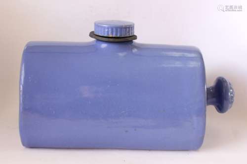 Chinese Blue Glazed Porcelain Water Container